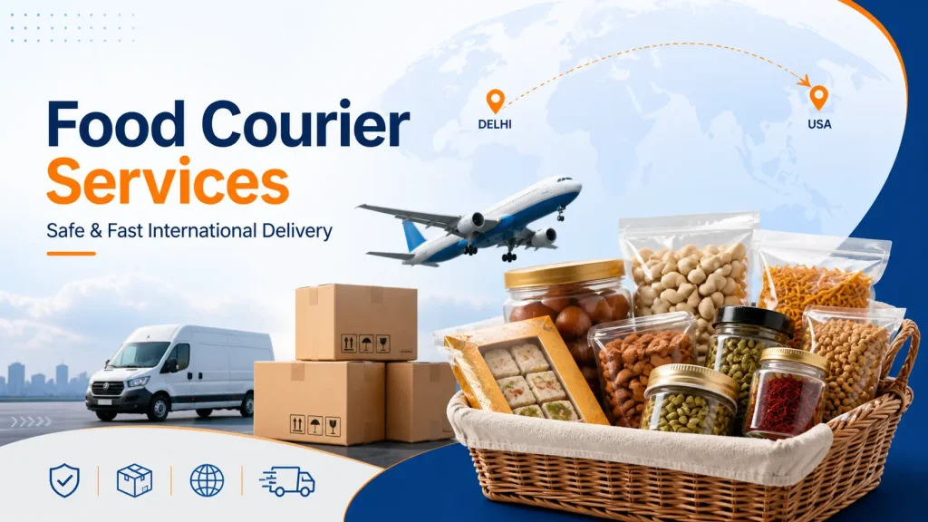 Food Courier To USA From Delhi