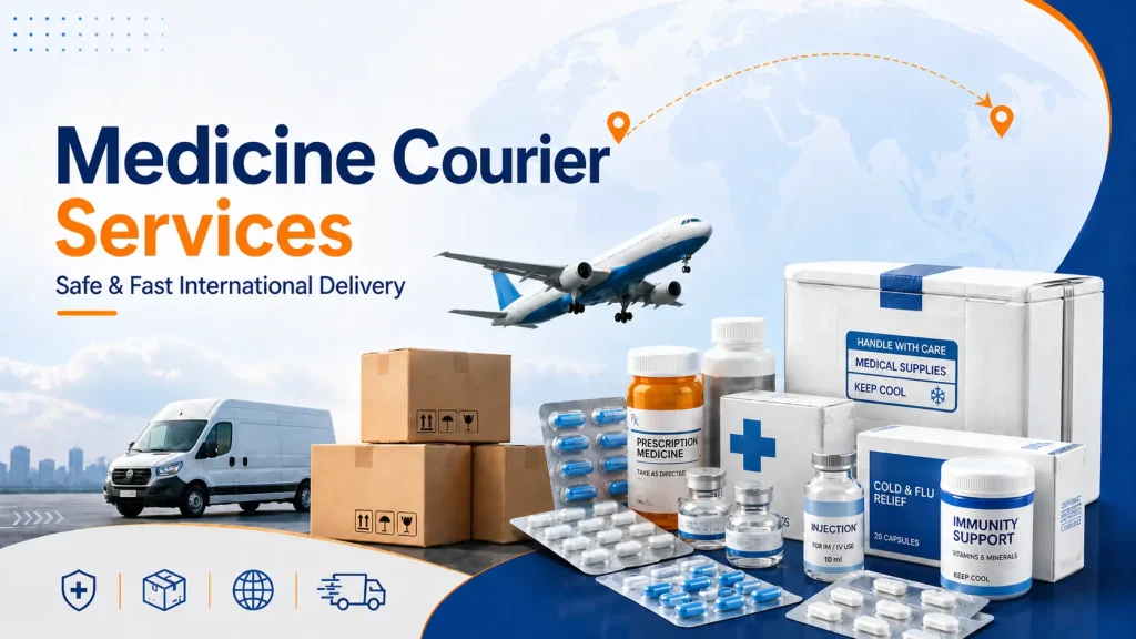 Medicine Courier Charges For USA From Delhi